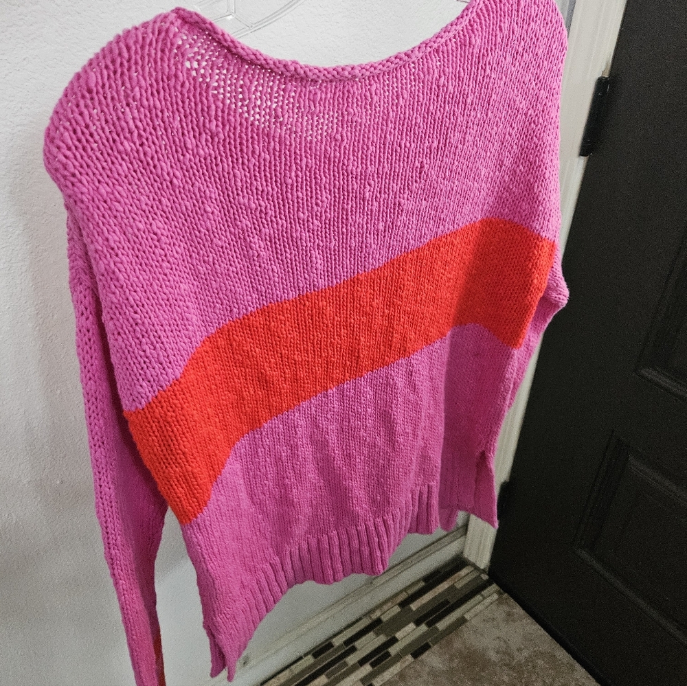 Gap Pink and Red Women's Sweater Size M - Picture 8 of 14